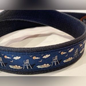 Vineyard Vines Canvas Belt - Beach/Lifeguard Chair Theme